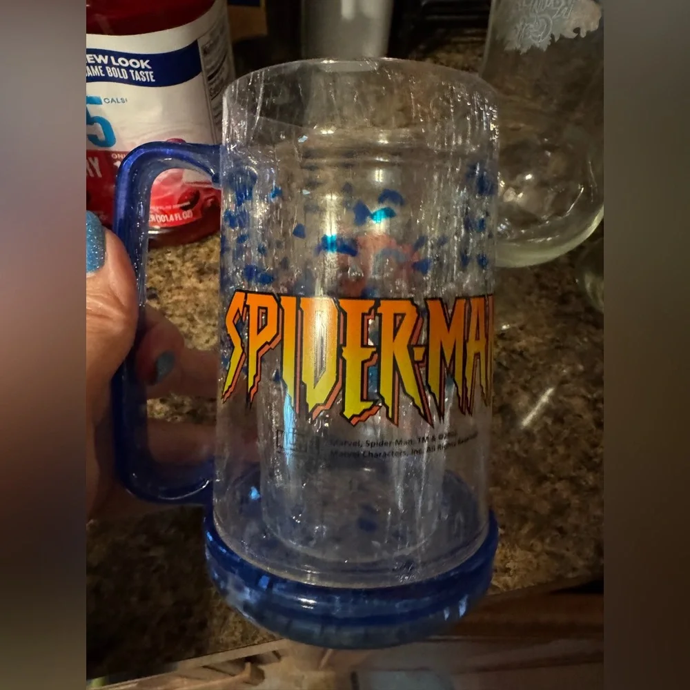 Universal studios freezer mug Spider-Man Vintage 2002